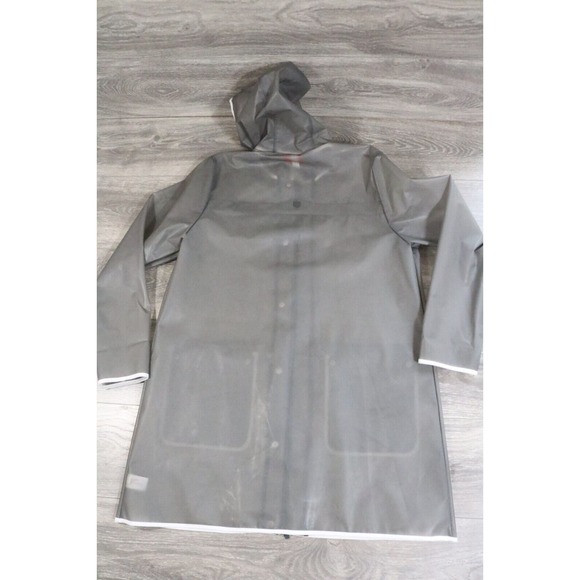 HUNTER play transparent, waterproof, CLEAR Charcoal raincoat, jacket, size XL - Picture 7 of 8